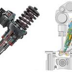 Насос-форсунки двигателя AXD автомобиля VW T-5