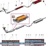 Система выпуска ОГ ВАЗ 2110