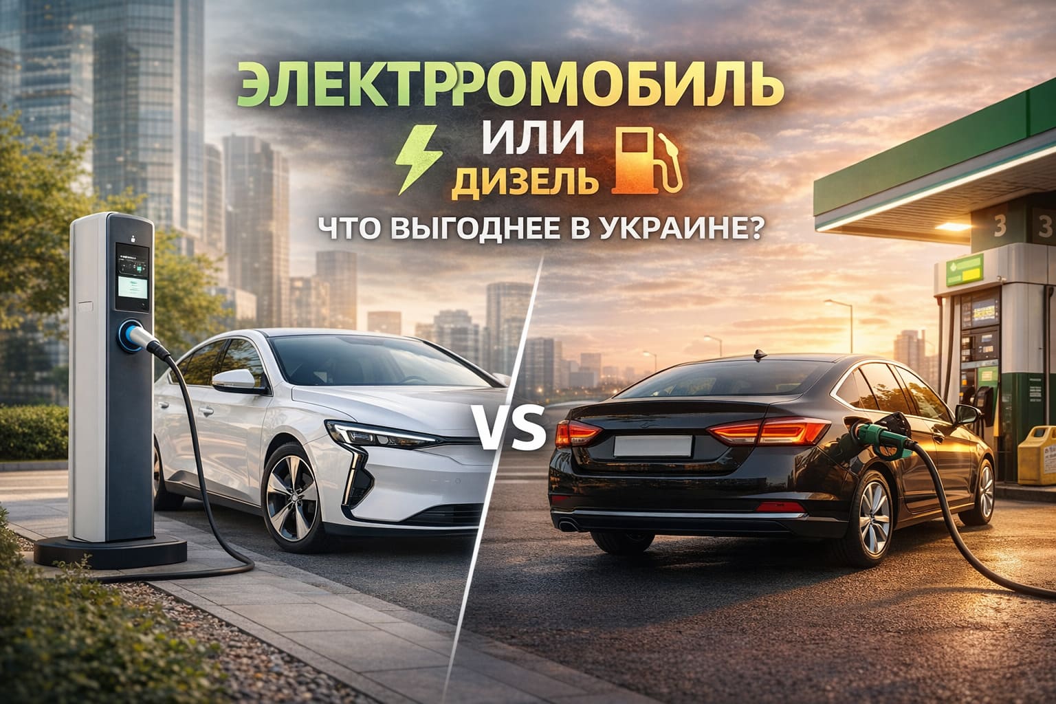электромобиль vs дизель сравнение