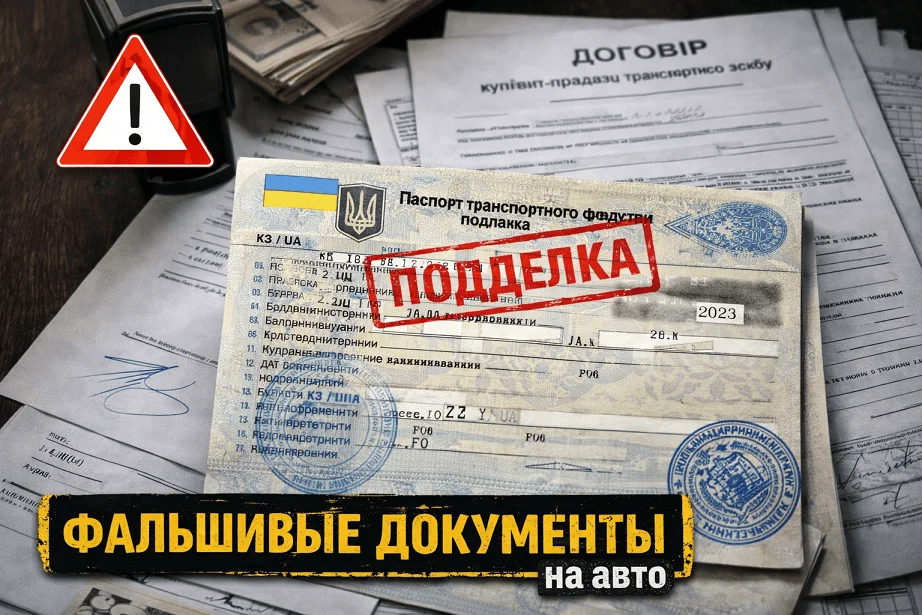 Как не попасть на поддельный ПТС и фальшивые документы при покупке авто в Украине 1 Поддельный ПТС и фальшивые документы на автомобиль в Украине
