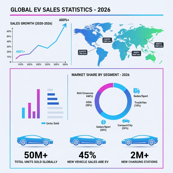 Электромобили 2026: стоит ли переходить на электротягу сейчас? Полный разбор 3 statistika prodazh elektromobiley 2026