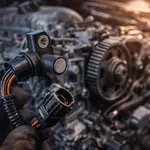 датчик коленвала признаки неисправности проверка дпкв двигатель крупный план