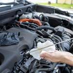 нормальный уровень масла двигатель проверка щуп