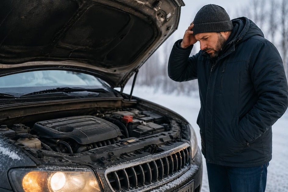 Дизельный автомобиль плохо заводится зимой на холодном двигателе