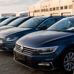 Автомобили из Европы после лизинга на площадке продажи