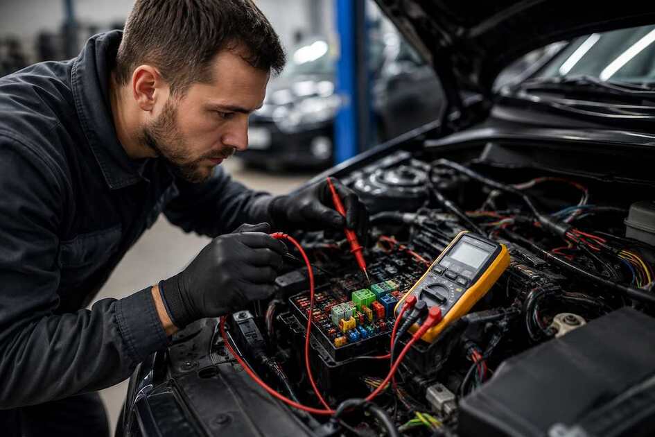 Проверка электрики авто из Европы мультиметром перед покупкой